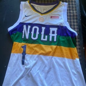New Orleans pelicans Zion Williamson jersey. Large